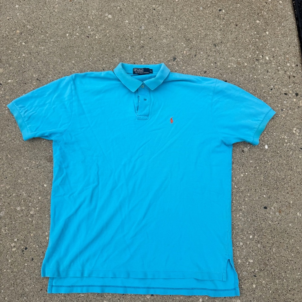 Polo by Ralph Lauren Men's Vibrant Blue Polo Shirt